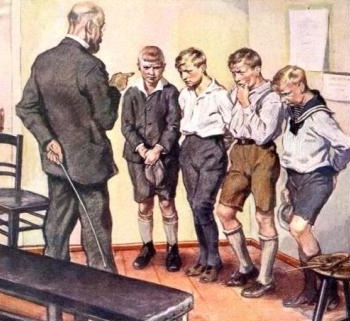Bestrafung in der schule früher