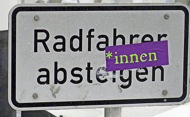 Das Gendern hat Einzug genommen in die Stadtverwaltung, die eine